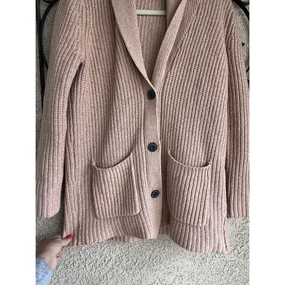 atm anthony thomas melillo Cardigan Sweater - M - Dust Rose Pink - Picture 4 of 10